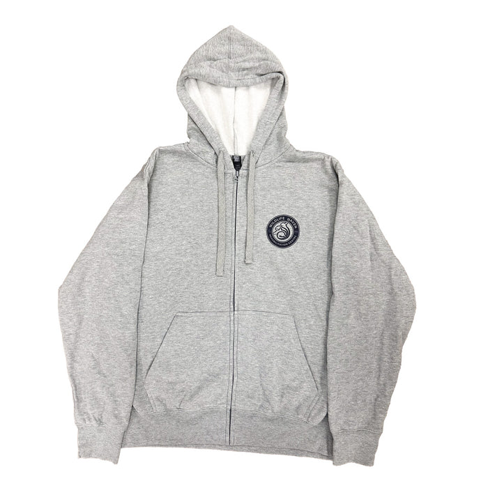 Grey "Ash" Zip Up (Unisex)
