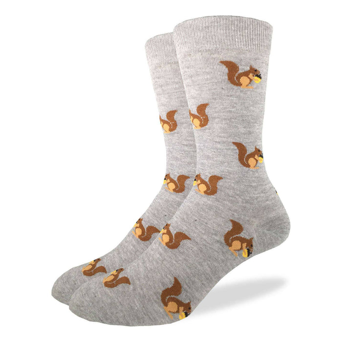 Men's Adult Squirrel Socks (Shoe Size 13-17)