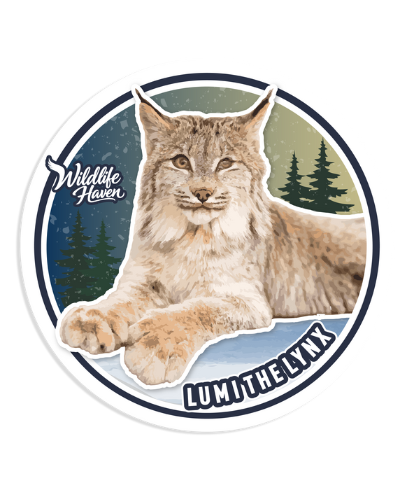 Lumi the Lynx Sticker 3"