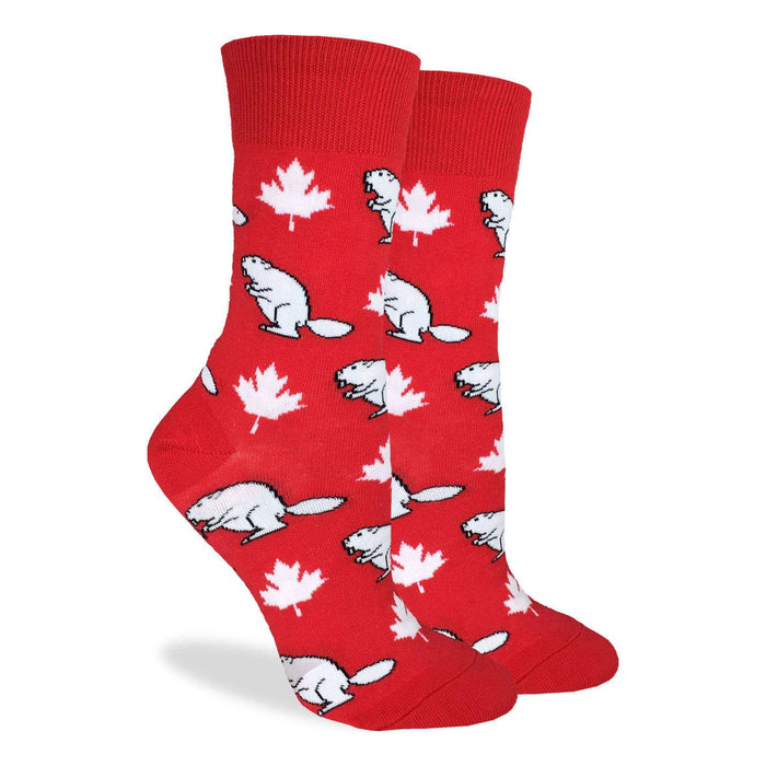 Women's Canada Beaver Socks (Shoe Size 5-9)
